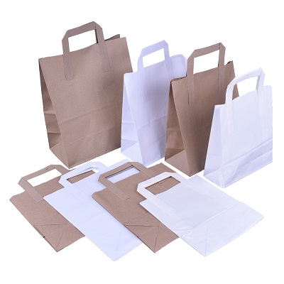 Kraft Paper SOS Takeaway Bags